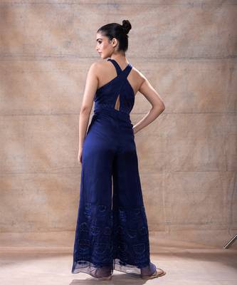 Cross neck jumpsuit 2
