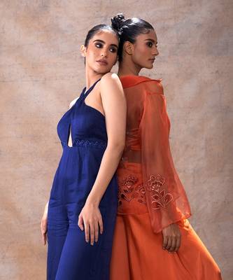 Cross neck jumpsuit 3