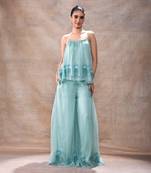 Flared tunic pant set