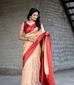 Golden Soft Silk Rich Pallu & Jacquard Work Saree,Blouse-not As Per Image