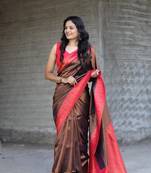 Blue Soft Silk Rich Pallu & Jacquard Work Saree,Blouse-not As Per Image