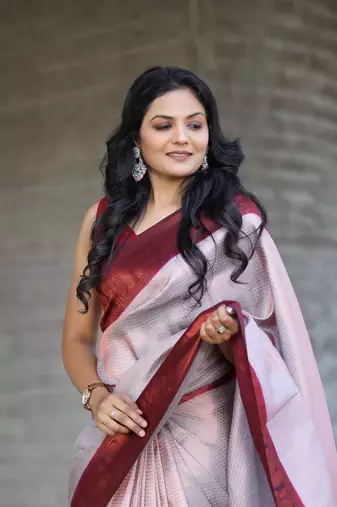 Light-Purple Soft Silk Rich Pallu & Jacquard Work Saree,Blouse-not As Per Image