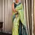 Woven silk blend Saree With Blouse