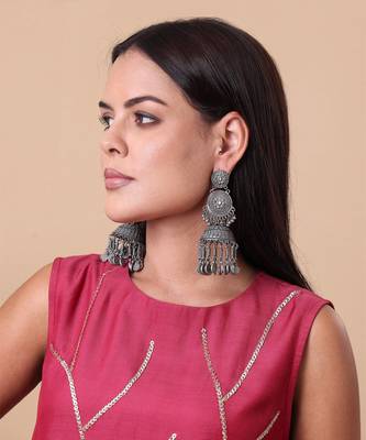 Alankar layered tribal jhumka 4
