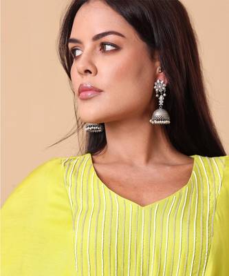 Alankar princess oxidized jhumka 1