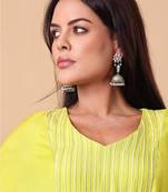 Alankar princess oxidized jhumka