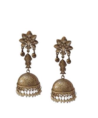 Alankar princess oxidized jhumka 3