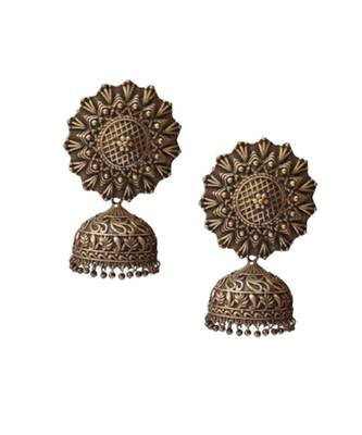 Alankar oxidized jhumka 4