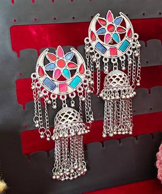 Alankar oxidized jhumka 4