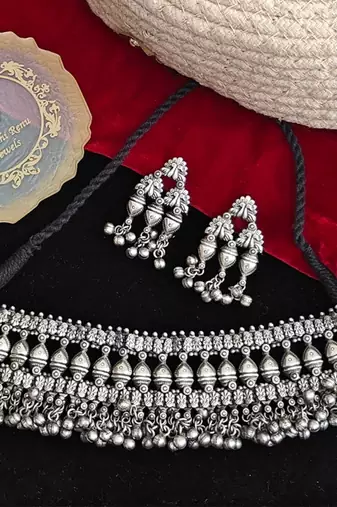 Alankar tribal chokar necklace set