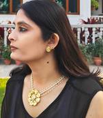 Alankar princess floral necklace set