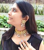 Alankar kundan chokar necklace set