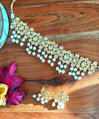 Alankar kundan chokar necklace set 2