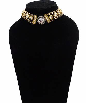 Alankar polki chokar necklace 3
