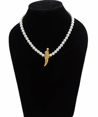 Alankar peacock pearl necklace 1