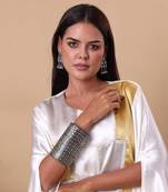 Alankar chunky oxidized cuff