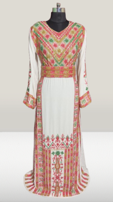 White  beads Work Velvet fabric Islamic Style Partywear Kaftan Long Gown Evening wear Dubai kaftan 6