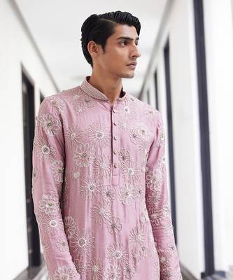 Cluster emb kurta and pants 2
