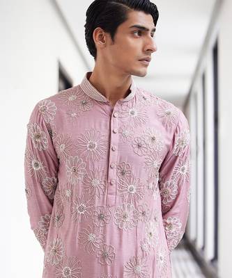 Cluster emb kurta and pants 3