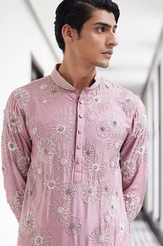 Cluster emb kurta and pants