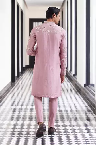 Cluster emb kurta and pants