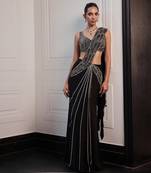 Pre drapped saree