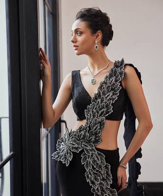 Pre drapped saree 2