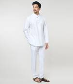 Off white striped printed co-ord set