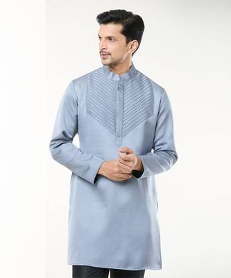 Steel grey pintuck co-ord set 3