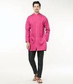 Fuscia pink pintuck co-ord set