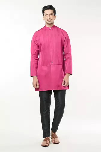 Fuscia pink pintuck co-ord set