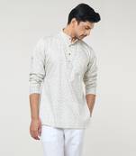 Cream floral printed co-ord set