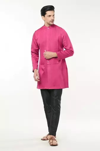 Fuscia pink pintuck co-ord set