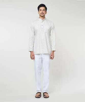 Cream floral printed co-ord set 3
