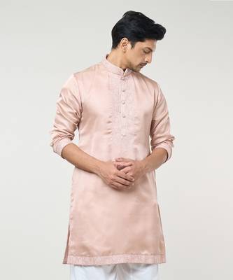 Dusty rose embroidred kurta set 3