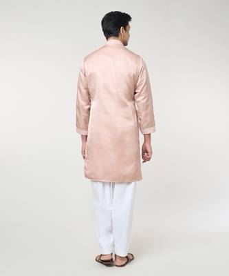 Dusty rose embroidred kurta set 5