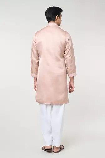 Dusty rose embroidred kurta set