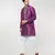 Violet embroidred kurta set