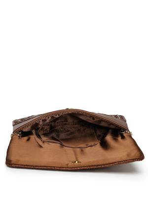 kooky bronze spectrum embellished satin sling bag 7