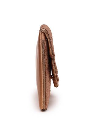 Kooky copper spectrum bead work satin sling bag 9