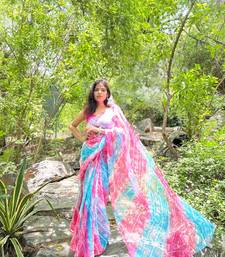 Grace and tradition meet in the exquisite Kota Doria Rainbow color Saree.