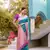 Teal Benarasi Semi Satin Silk Saree,Blouse-not As Per Image 