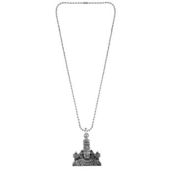 Memoir brass antique silver tirupati balaj pendant 3