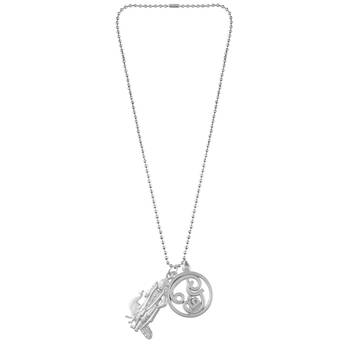 Memoir brass silver murugan with tamil om south india god pendant 2