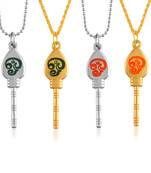 Memoir brass gold murugan vel pendant 5 pc combo