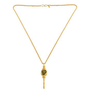 Memoir brass gold murugan vel pendant 5 pc combo 3