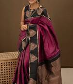 silk blend sarees with blouse