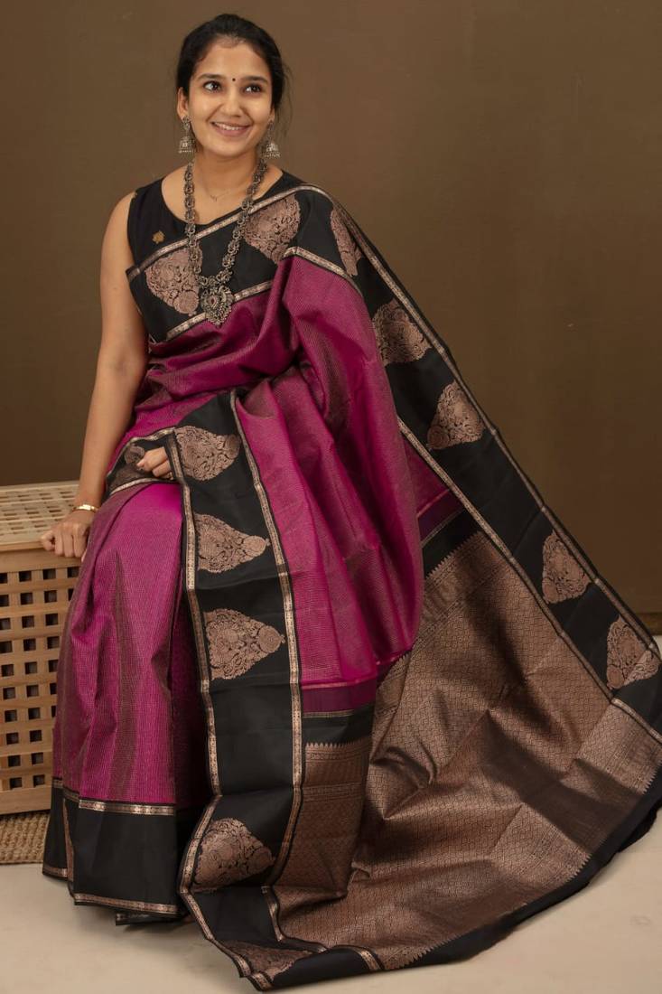 silk blend sarees with blouse