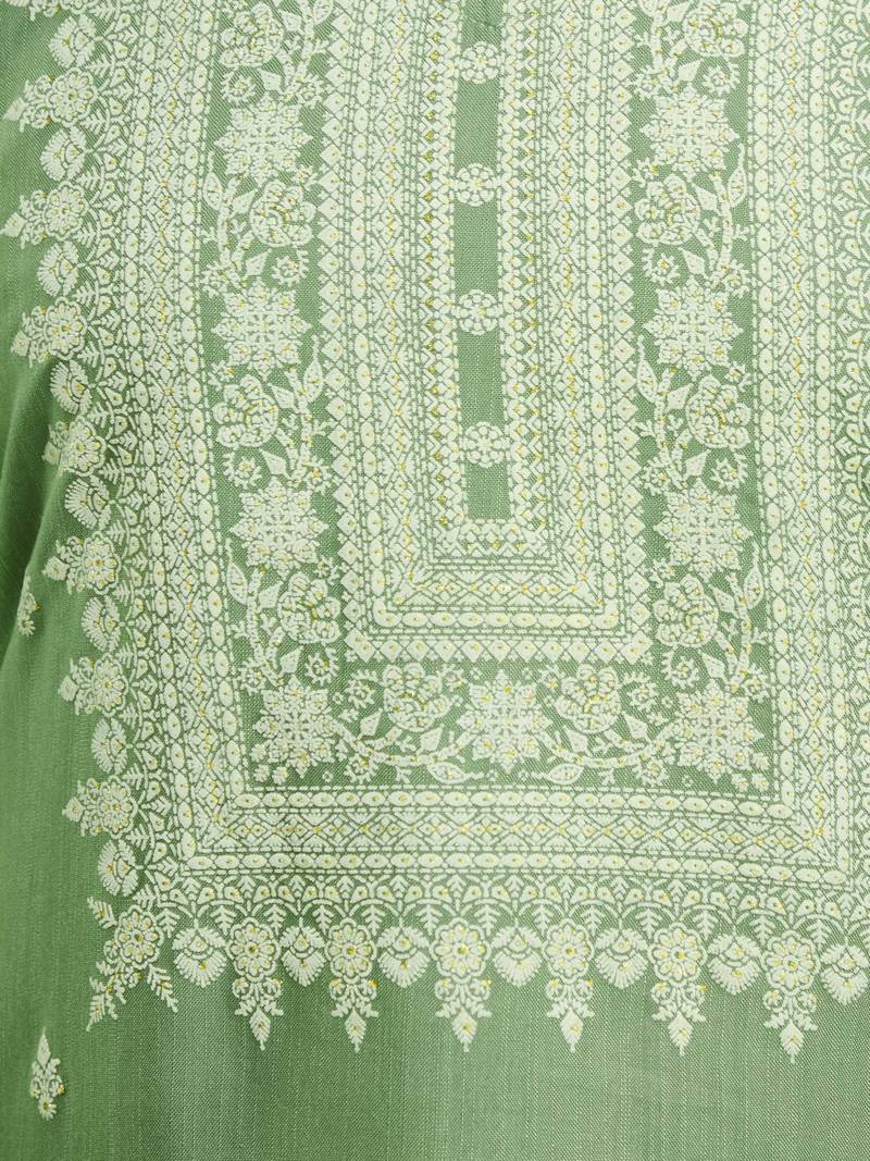 Rayon Fabric Printed Work Kurta, Pant and Dupatta Set