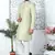 pista green jaqurd silk sherwani
